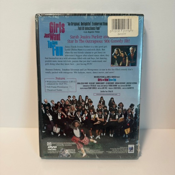 GIRLS JUST WANT TO HAVE FUN DVD 2001, SARAH JESSICA‎ PARKER, HELEN HUNT, SEALED - Picture 3 of 4